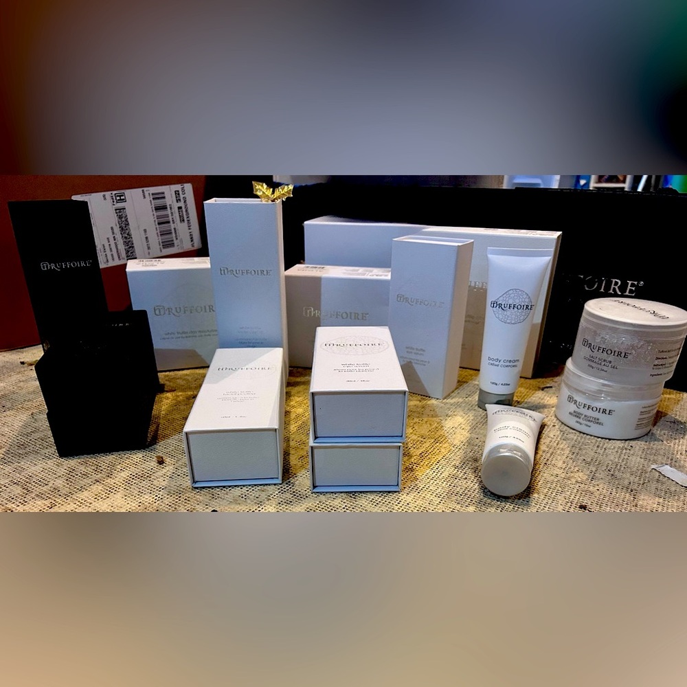 A year’s worth of Luxury Truffoire skin care products.
